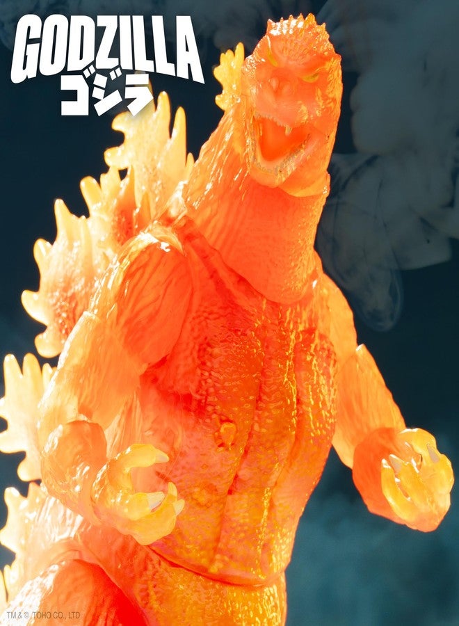 Super7 ULTIMATES! Toho Blazing Godzilla (1200º Clear Orange) - 8" Toho Godzilla Action Figure Classic Movie Collectibles and Retro Toys - Image 3